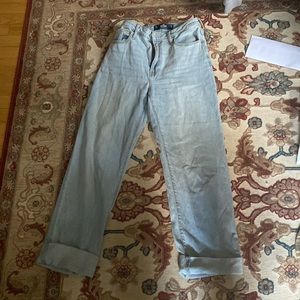 Hollister ultra high-rise dad jean